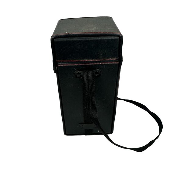 Vintage Sigma Camera Lens Case Black Leather Strap - Picture 3 of 7